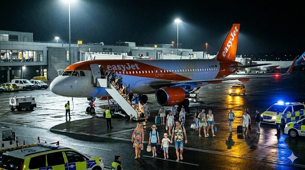 Извънредно кацане: Самолет на easyJet беше пренасочен заради зареждаща се батерия в багажа