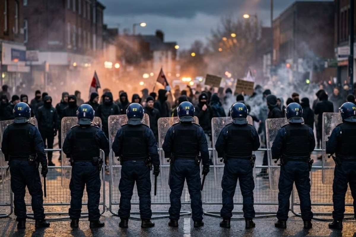 Ескалация на напрежението в Саутхемптън: Ранени полицаи при протести след убийството на Хенри Новак