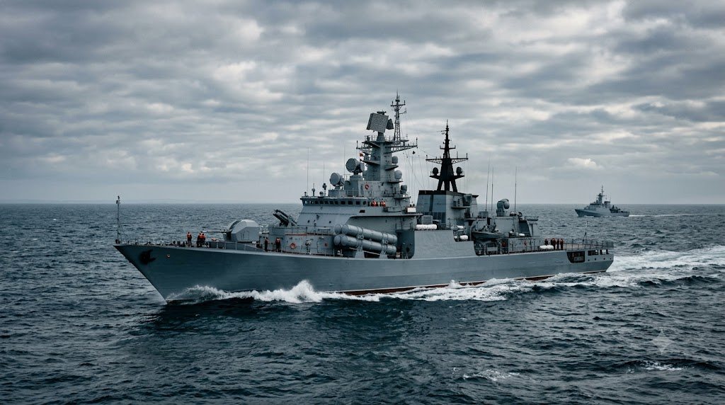 Руски военен кораб проведе артилерийски учения край бреговете на Плимут
