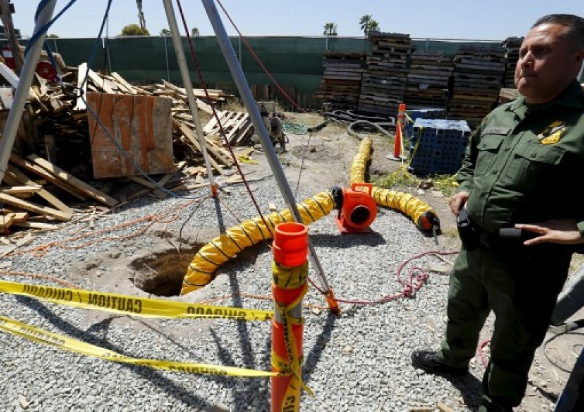 700-метров тунел за трафик на дрога открит между Мексико и САЩ