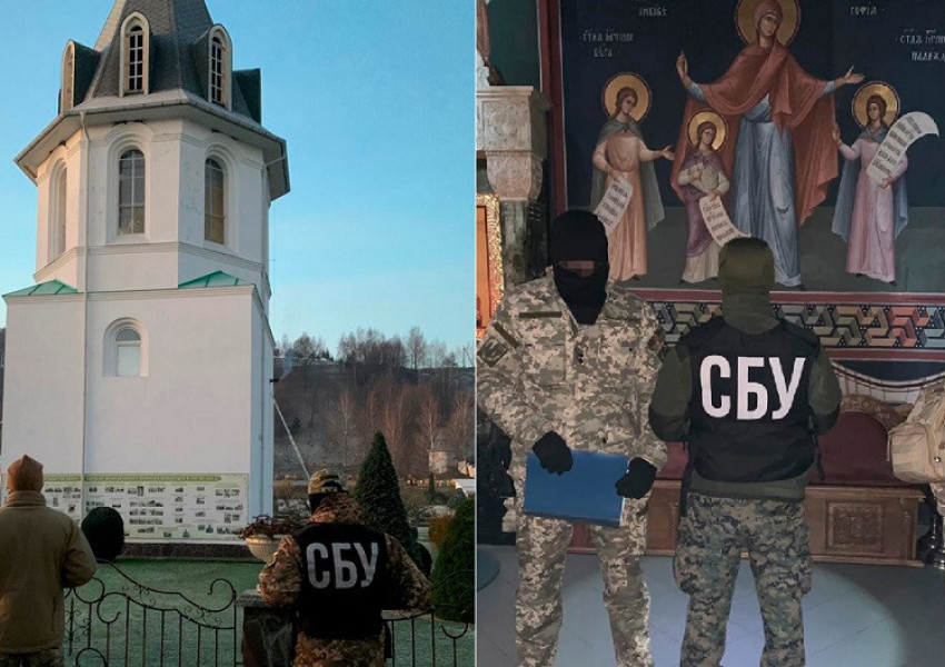 Украинските служби за сигурност продължават претърсванията на православни храмове, този път проверяват девически манастир за връзки с Русия