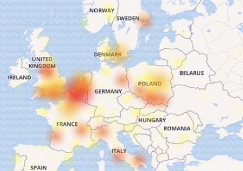 Facebook Messenger се срина в цяла Европа (СНИМКИ)