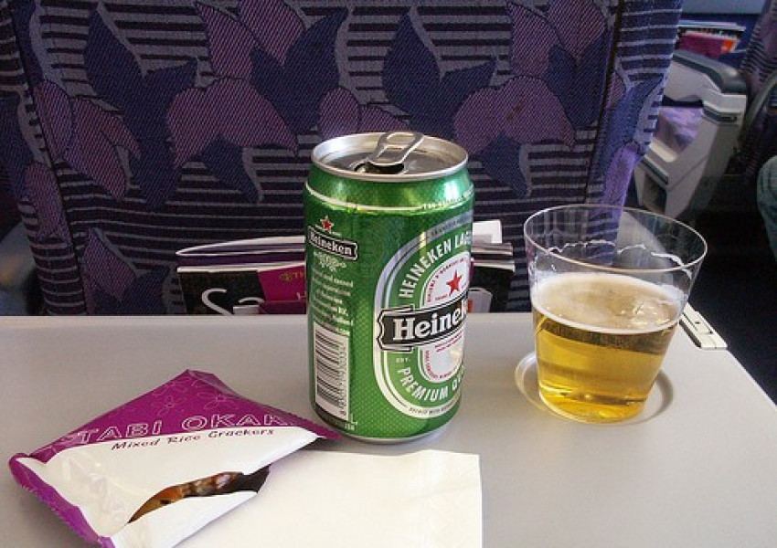 Вие пиете ли бира в самолета?