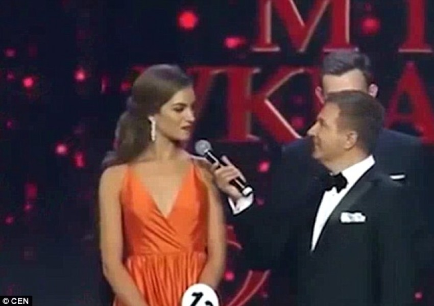 Красавица стана "Мис Украйна" без да знае името на премиера