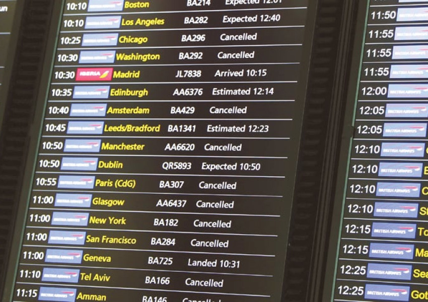 Лондон: И тази седмица ще има проблеми с отменени полети по британските летища