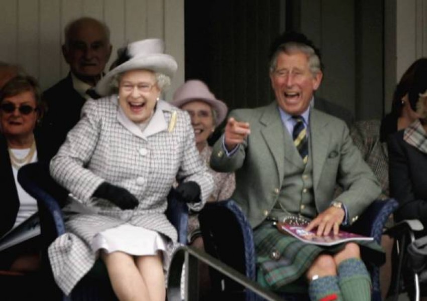 10 снимки, които показват забавното лице на кралица Елизабет II