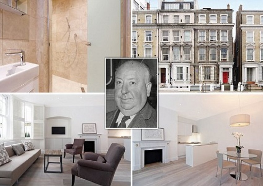 Апартаментът на легендата Алфред Хичкок се продава за 600 000 паунда