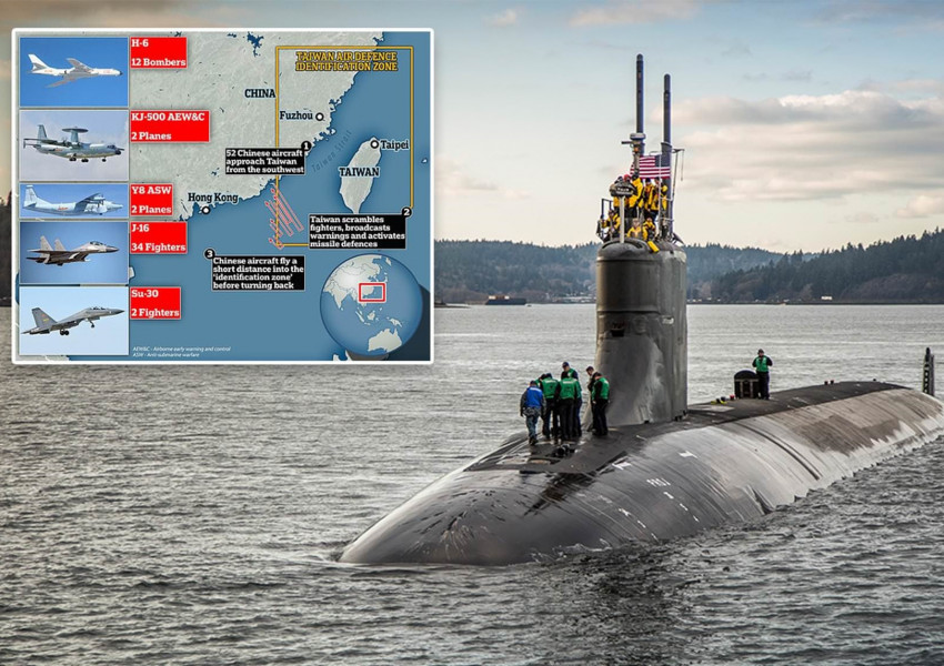 Американска ядрена подводница се е ударила в неизвестен подводен обект има ранени моряци
