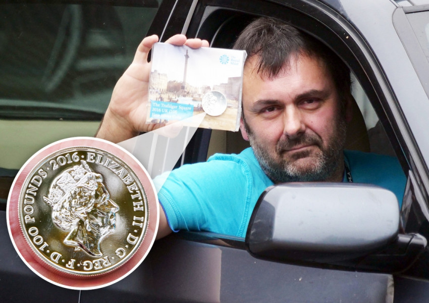Англичанин беше арестуван при опит да плати на бензиностанция с монета от £100 паунда!