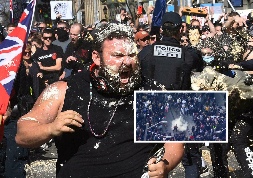 Хиляди протестираха срещу ковид-рестрикциите в Австралия, стотици са арестувани има и ранени (СНИМКИ)