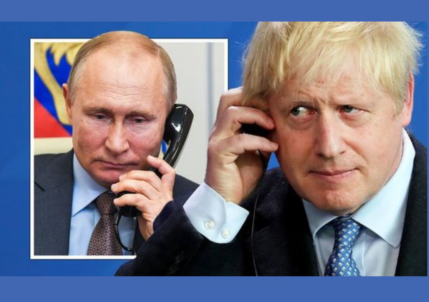 Лондон - Москва: Борис Джонсън и Владимир Путин проведоха телефонен разговор
