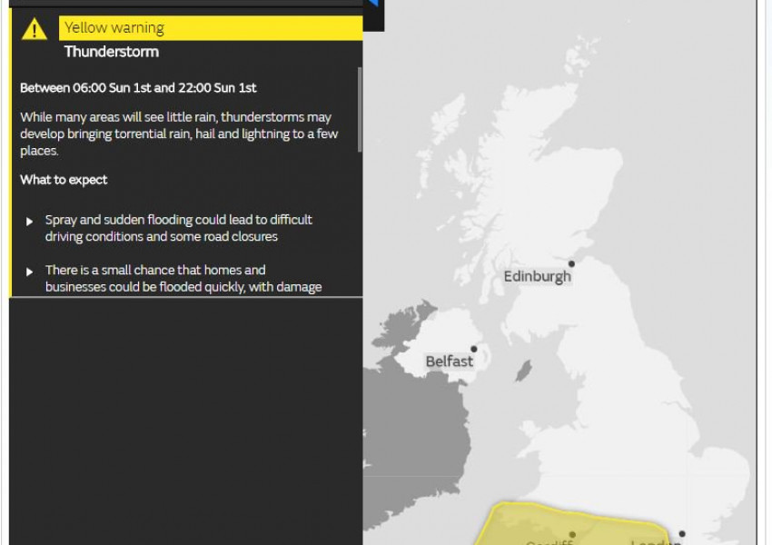 След жегите – гръмотевици и дъждове