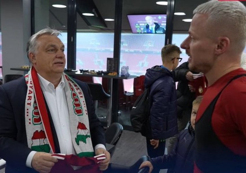 Виктор Орбан вбеси официален Киев и Украйна поиска извинения заради карта на футболно шалче 