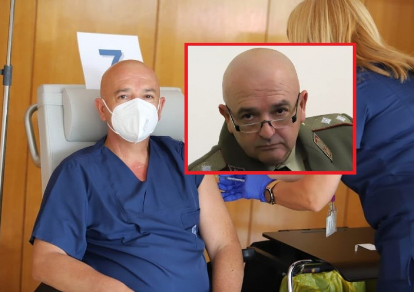 Генерал Мутафчийски се ваксинира с трета доза срещу коронавирус