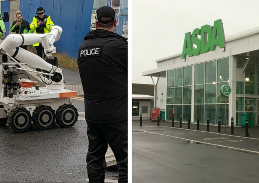 Евакуираха "ASDA" заради съмнителен пакет