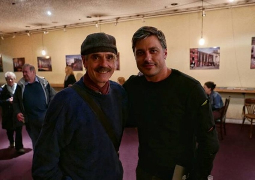 Владо Карамазов се срещна с Джеръми Айрънс в Лондон