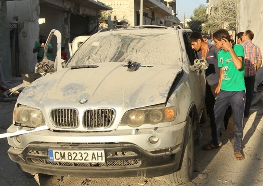 В Сирия взривиха BMW с българска регистрация (СНИМКА)