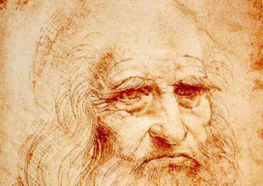 Отпечатък от пръста на Леонардо да Винчи в изложба в Бъкингам