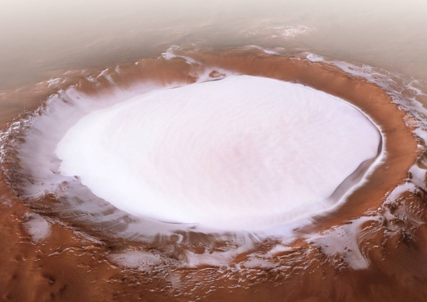 Откриха огромен лед на Марс - какво означава това? (СНИМКИ)
