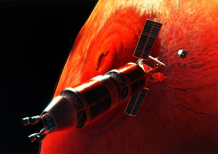 Британски космически кораб ще стига до Марс за три месеца