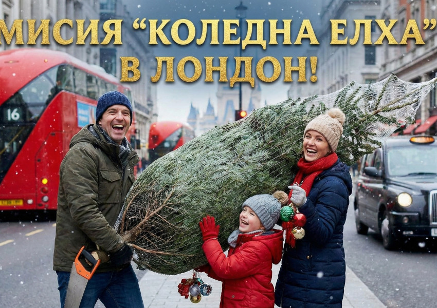 Мисия "Коледна елха" в Лондон: Как да изберем, пренесем и запазим дръвчето свежо в големия град