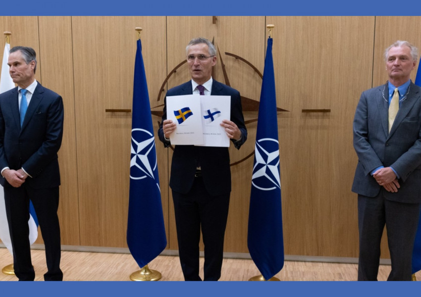 НАТО уверено се разширява с още две страни, след като Швеция и Финландия официално подписаха с Алианса