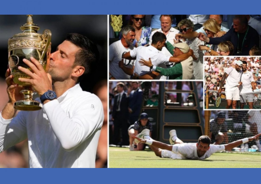 Уимбълдън: Новак Джокович спечели за 7-ми път титлата на Откритото първенство на Великобритания по тенис. 