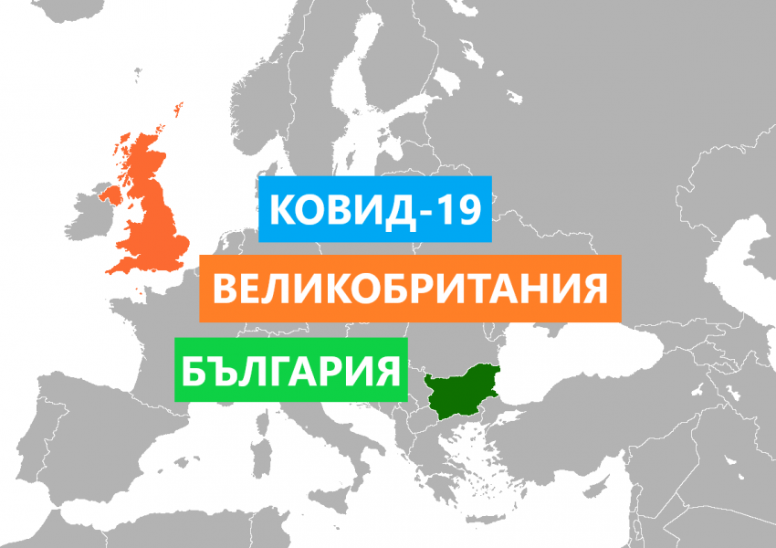 Ковид-19: Вижте последните ковид-данни за Великобритания и България