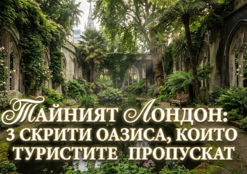 Тайният Лондон: Скритите оазиси в града, които изобщо не приличат на Лондон (и туристите ги пропускат)