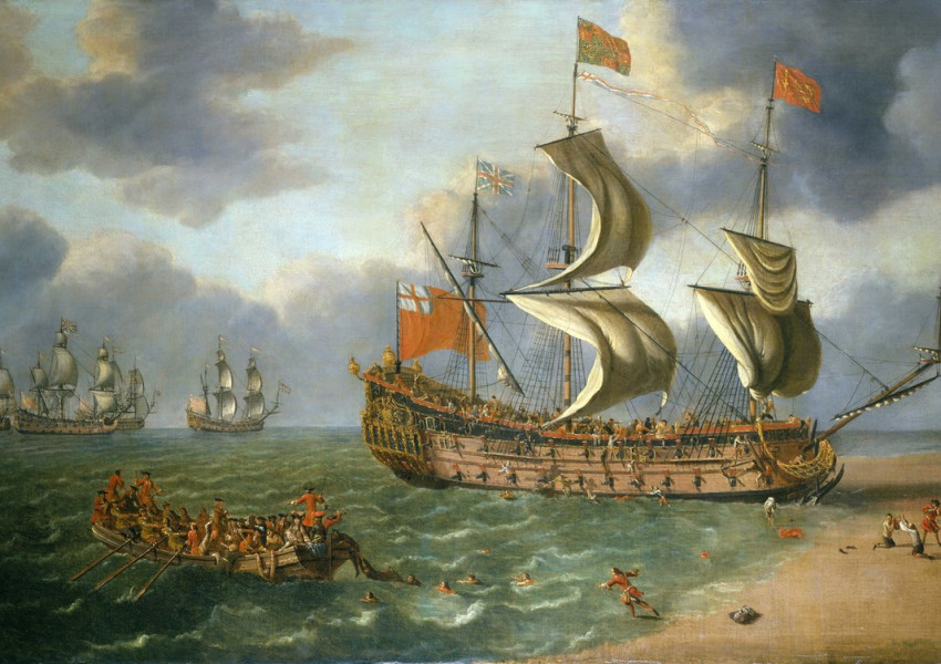 Откриха останки от английски военен кораб потънал преди 340 години