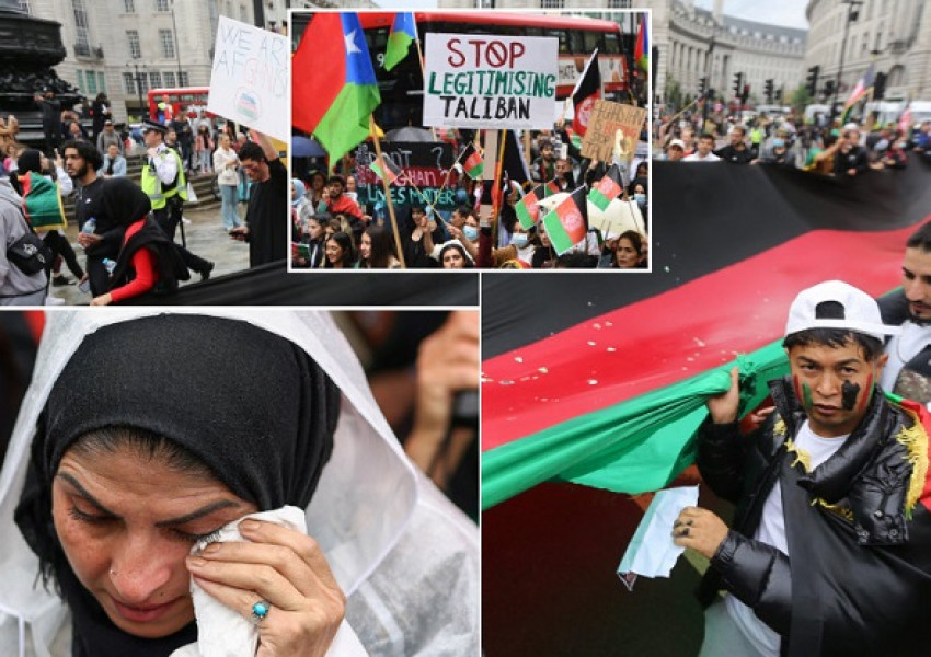 Протестен марш в Лондон и Глазгоу в подкрепа на афганистанския народ