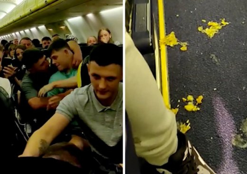 Пияни британци потрошиха самолет на Ryanair (СНИМКИ+ВИДЕО)