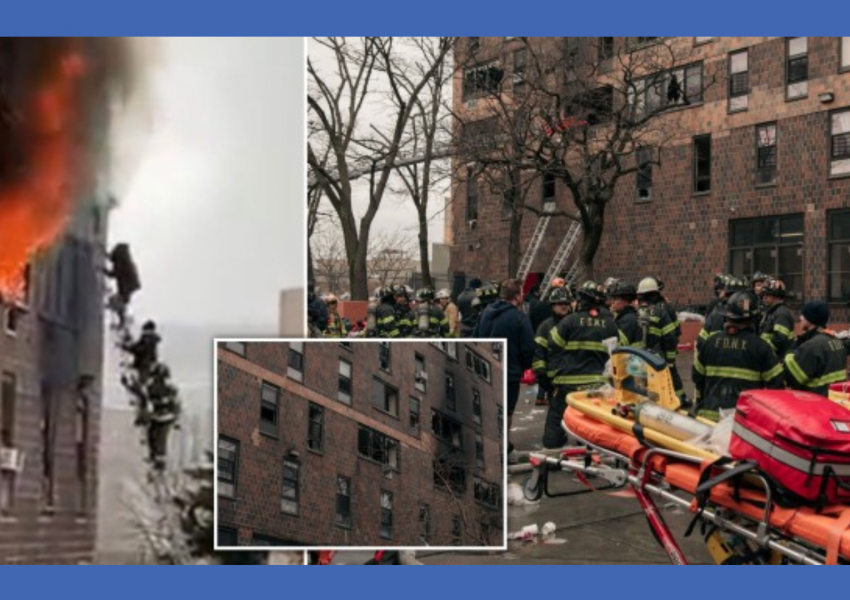 Ню Йорк: Общо 19 човека от които 9 деца изгоряха при пожар в жилищна сграда (СНИМКИ) 