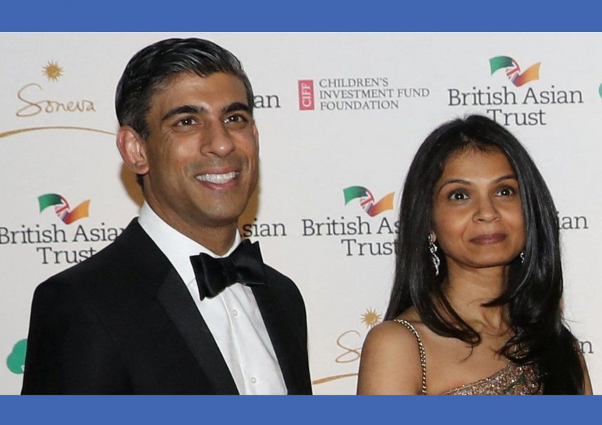 Фаворитът за премиерския пост във Великобритания - Риши Сунак е зет в милиардерско семейство, съпругата му притежава почти 1 млрд. паунда, а семейството и в Индия още повече