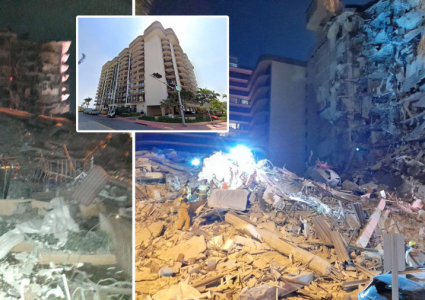 ИЗВЪНРЕДНО: 11 етажна сграда се срути в Маями, множество хора са затрупани