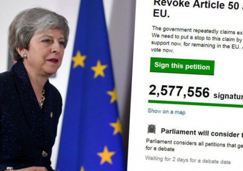 Над 2,5 млн. души се подписаха за отмяна на Брекзит