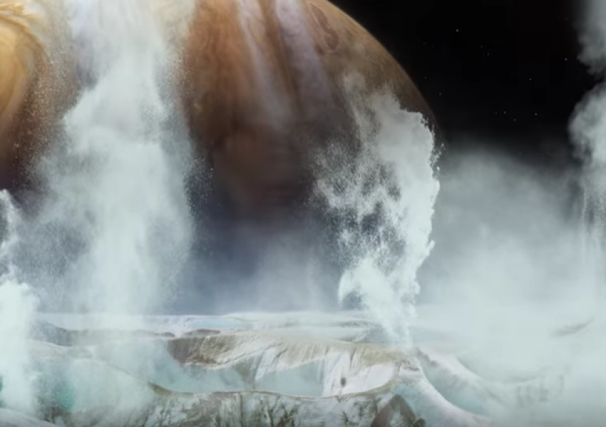 NASA засне водни гейзери на спътник на Юпитер (ВИДЕО)