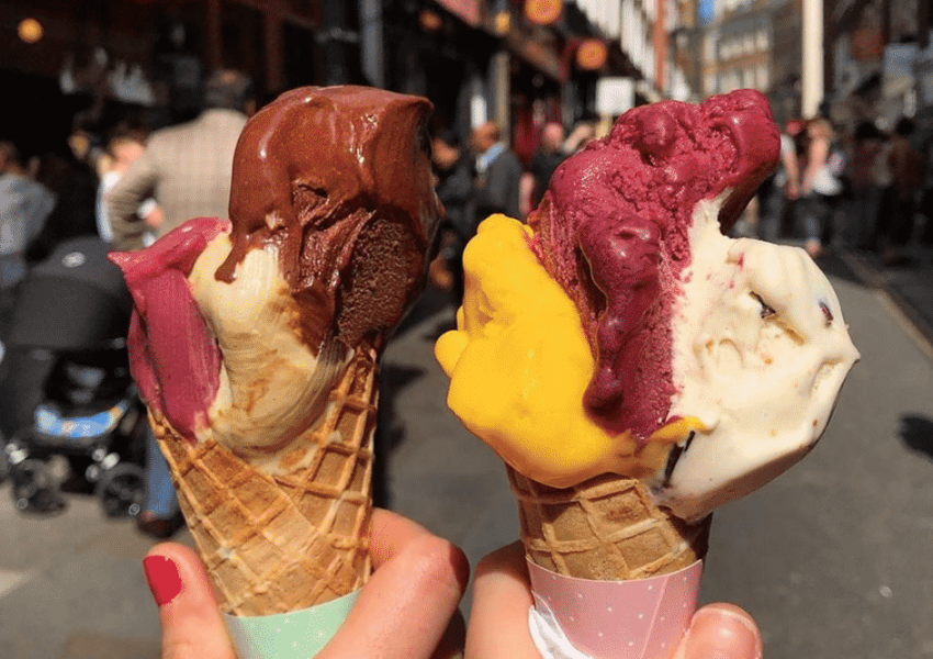 Къде в източен Лондон е най-вкусният сладолед?