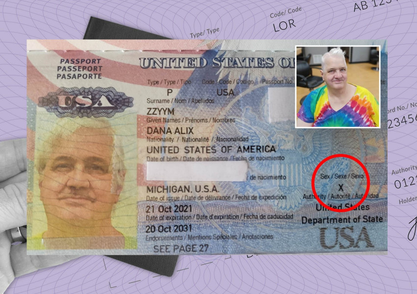 САЩ издадоха първият паспорт с вписан в него пол "X".