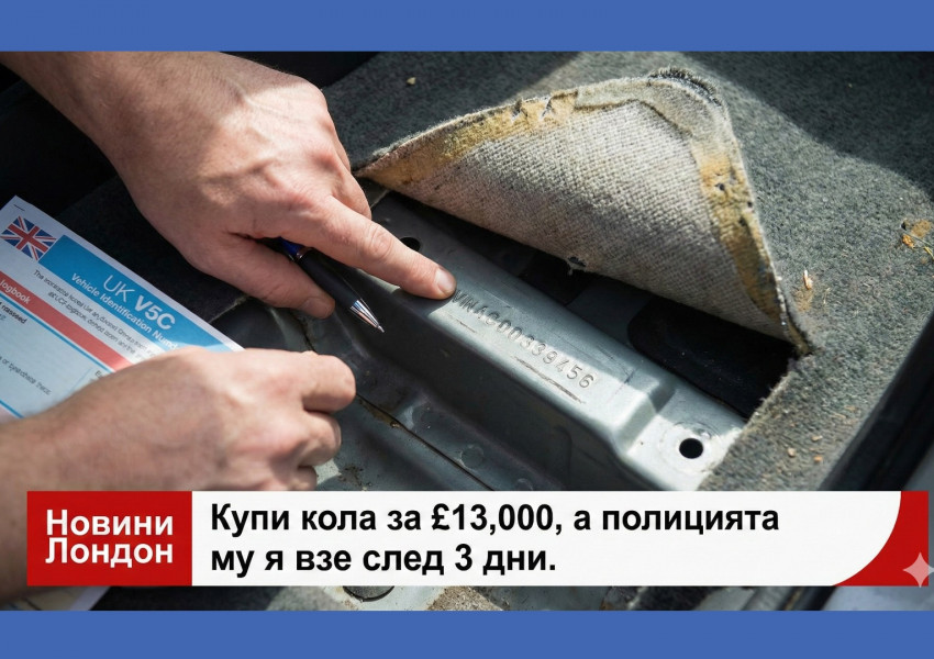 „Кола-клонинг“: Мъж загуби £13,000, след като купи краден автомобил в Лондон с „перфектни“ документи „Кола-клонинг“: Мъж загуби £13,000, след като купи краден автомобил в Лондон с „перфектни“ документи