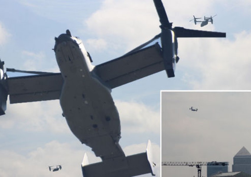 Aмерикански бойни самолети прелетяха над Темза и стреснаха лондончани (СНИМКИ)