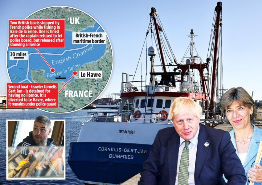 Великобритания е готова да изпрати военни кораби в зоната на конфликт с Франция