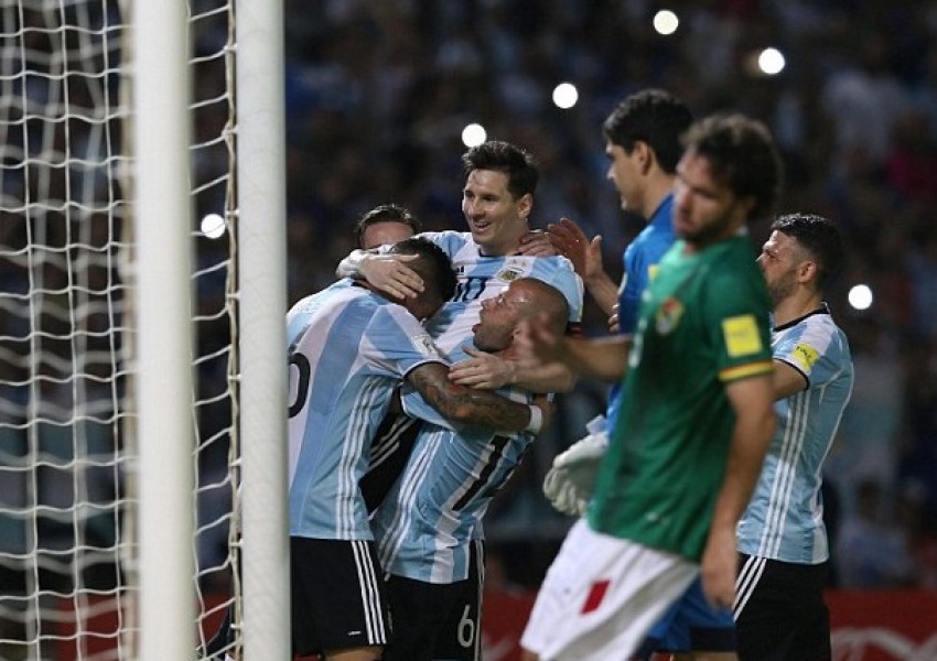 Лео Меси вкара гол №50 за Аржентина