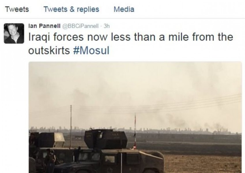 Иракските военни завземат Мосул