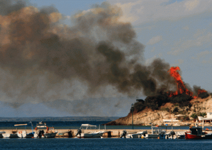 Огнено бедствие на Тасос 