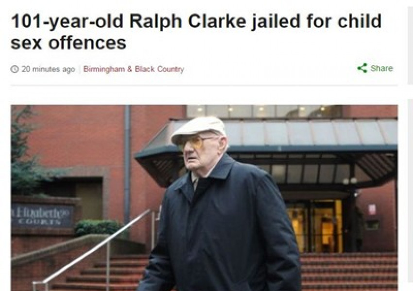 Осъдиха 101-годишен британски педофил