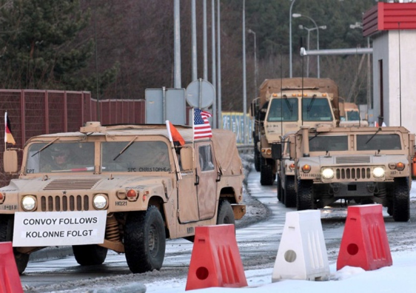Aмерикански танкове и войски се разполагат в Източна Европа