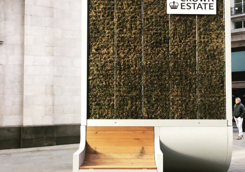 В Лондон инсталират пейки, които пречистват въздуха 275 пъти повече от широколистни дървета