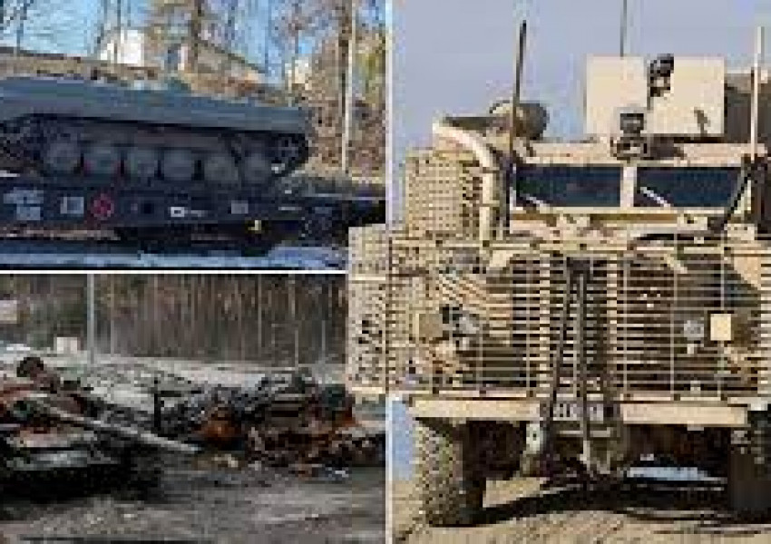 Великобритания подготвя планове за изпращане на бронирани машини в Украйна. 