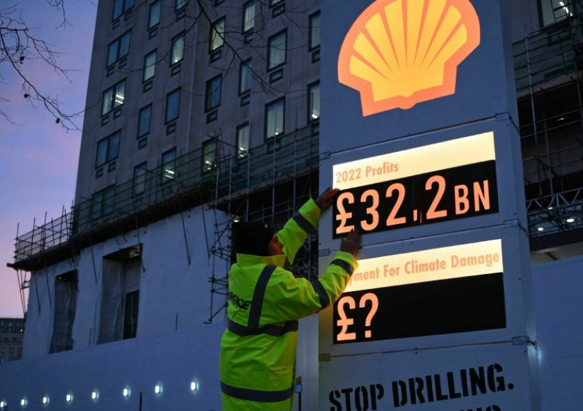 Лондон: Британският петролен гигант Shell регистрира огромни печалби